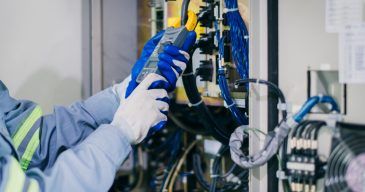 Electrician,Worker,Checking,Repair,Maintenance,Fix,Service,Electric,System.,Engineer